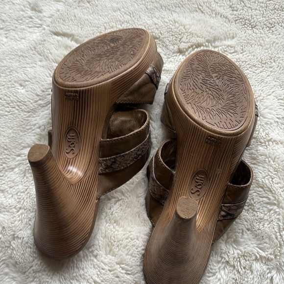 Söfft Calvados Snakeskin Sandals – Size 10 | Leather Elegance | Glam & Comfort | - Picture 5 of 6